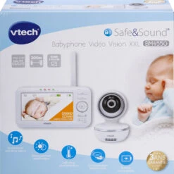 Babyphone Caméra Haute Définition - Ecoute-bébé Vidéo Avec écran 5 Babyphone Caméra Haute Définition - Ecoute-bébé Vidéo Avec écran -VTECH BABY Boutique 001659 BM4550 Babyphone VidC3A9o Vision XXL