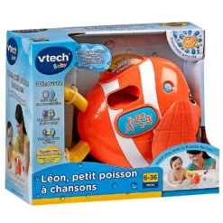 VTECH BABY Léon, Petit Poisson à Chansons - Jouet Musical