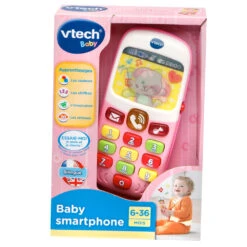 VTECH BABY Boutique -VTECH BABY Boutique 138165 Baby smartphone bilingue rose boite