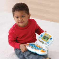 VTech Ordi P'tit Genius Ourson Bleu - Ordinateur éducatif -VTECH BABY Boutique 139505 Ordi Ptit Genius Ourson bleu enfant