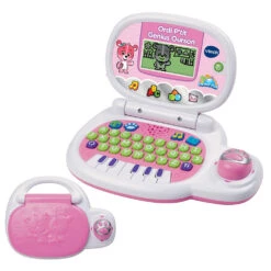 VTech Ordinateur Enfant P'tit Genius Ourson Rose
