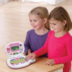 VTech Ordinateur Enfant P'tit Genius Ourson Rose -VTECH BABY Boutique 139555 Ordi Ptit Genius Ourson rose enfant