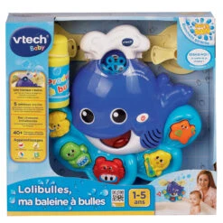VTECH BABY Lolibulles, Ma Baleine à Bulles - Jouet Musical 7 VTECH BABY Lolibulles, Ma Baleine à Bulles - Jouet Musical -VTECH BABY Boutique 146005 Lolibulles ma baleine C3A0 bulles boite