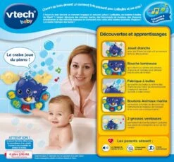 VTECH BABY Lolibulles, Ma Baleine à Bulles - Jouet Musical 6 VTECH BABY Lolibulles, Ma Baleine à Bulles - Jouet Musical -VTECH BABY Boutique 146005 dos boC3AEte