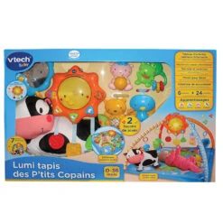 VTECH BABY Tapis D'éveil Lumi Tapis Des P'tits Copains -VTECH BABY Boutique 146405 Lumi tapis des Ptits copains boite