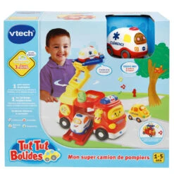 Mon Jouet Camion De Pompier - Tut Tut Bolides 7 Mon Jouet Camion De Pompier - Tut Tut Bolides -VTECH BABY Boutique 151315 Tut Tut Bolides Mon super camion de pompiers ClC3A9mence SOS Ambulance 1