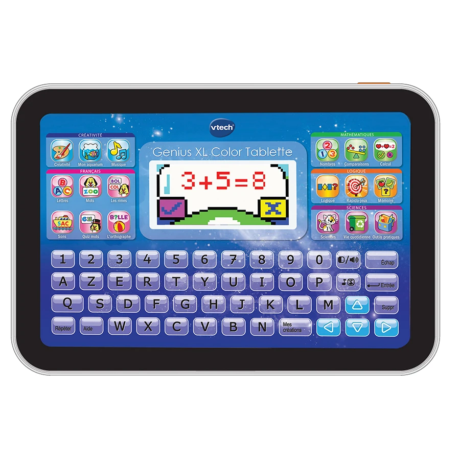 VTech Genius XL Color Tablette Noire - Tablette éducative 1 VTech Genius XL Color Tablette Noire - Tablette éducative