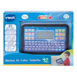 VTech Genius XL Color Tablette Noire - Tablette éducative 5 VTech Genius XL Color Tablette Noire - Tablette éducative -VTECH BABY Boutique 155205 genius xl color tablette noir boite
