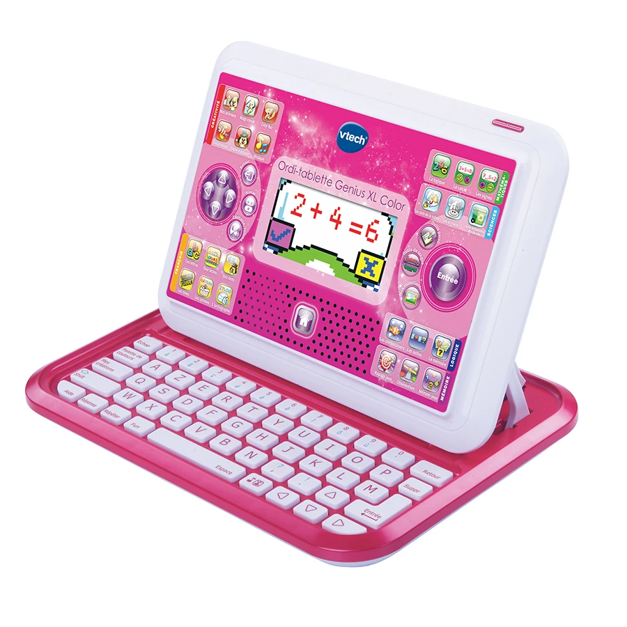 VTech Ordi-tablette Genius XL Color - Rose 1 VTech Ordi-tablette Genius XL Color - Rose