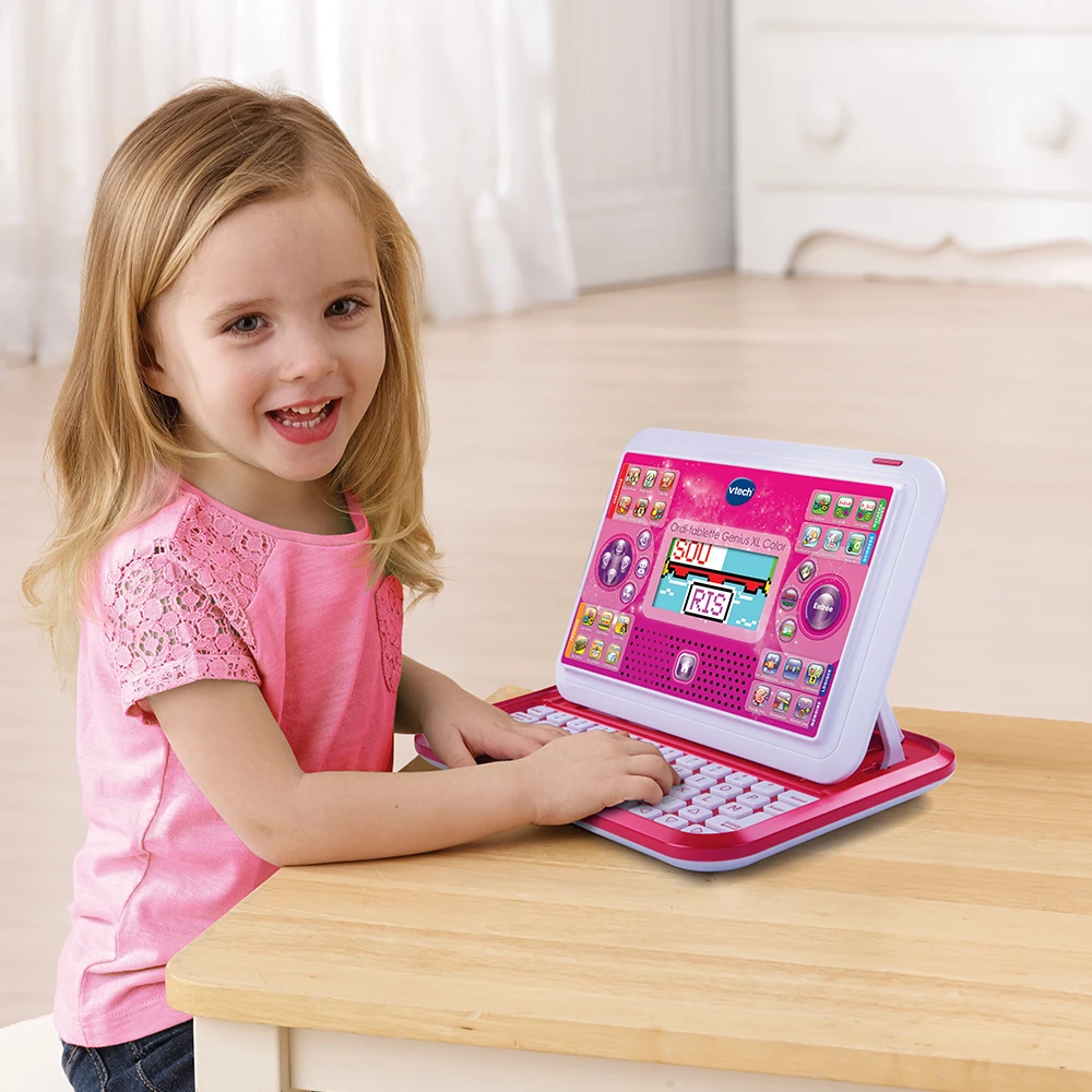 VTech Ordi-tablette Genius XL Color - Rose 4 VTech Ordi-tablette Genius XL Color - Rose – Image 4