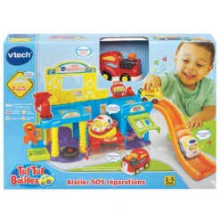Jouet Garage SOS Réparation - Tut Tut Bolides -VTECH BABY Boutique 164805 Tut Tut Bolides Atelier SOS RC3A9parations Marvin super tuning boite