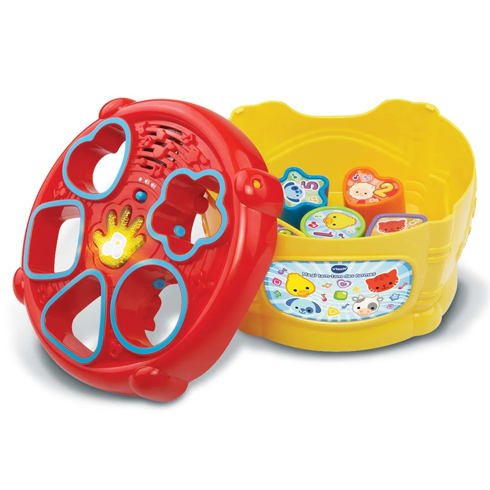 VTECH BABY Magi Tam-tam Des Formes - Jouet Musical 2 VTECH BABY Magi Tam-tam Des Formes - Jouet Musical – Image 2