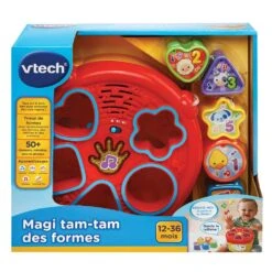 VTECH BABY Magi Tam-tam Des Formes - Jouet Musical 11 VTECH BABY Magi Tam-tam Des Formes - Jouet Musical -VTECH BABY Boutique 185105 Magi tam tam des formes boite