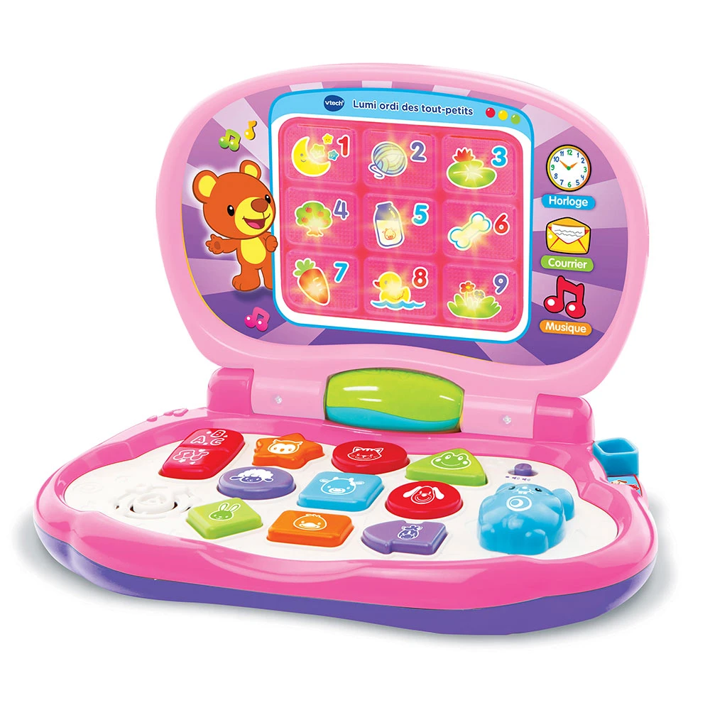 VTECH BABY Lumi Ordi Des Tout-petits Rose 1 VTECH BABY Lumi Ordi Des Tout-petits Rose