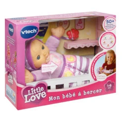 Poupée Interactive à Bercer - Little Love 5 Poupée Interactive à Bercer - Little Love -VTECH BABY Boutique 196605 LittleLove bebe a bercer boite
