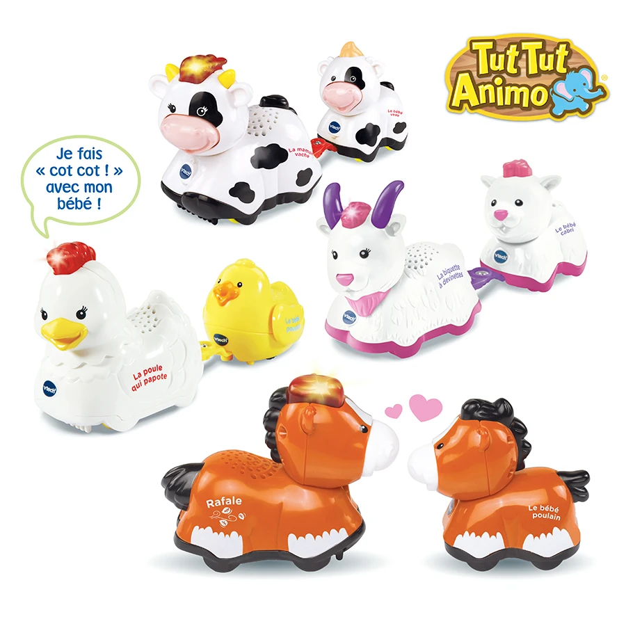Jouet Animaux De La Ferme Maman Ou Papa - Tut Tut Animo 2 Jouet Animaux De La Ferme Maman Ou Papa - Tut Tut Animo – Image 2