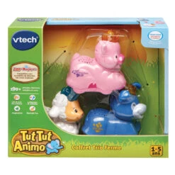 Coffret Jouets Animaux Trio De La Ferme - Tut Tut Animo -VTECH BABY Boutique 215335 Tut Tut Animo Coffret Trio Ferme Cochon Mouton Ane boite