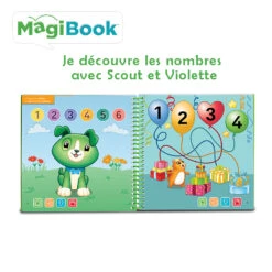 Livre Interactif Apprentissage Des Nombres - Livre Magibook - VTech -VTECH BABY Boutique 480705 livreMagibook decouvre nombre scout
