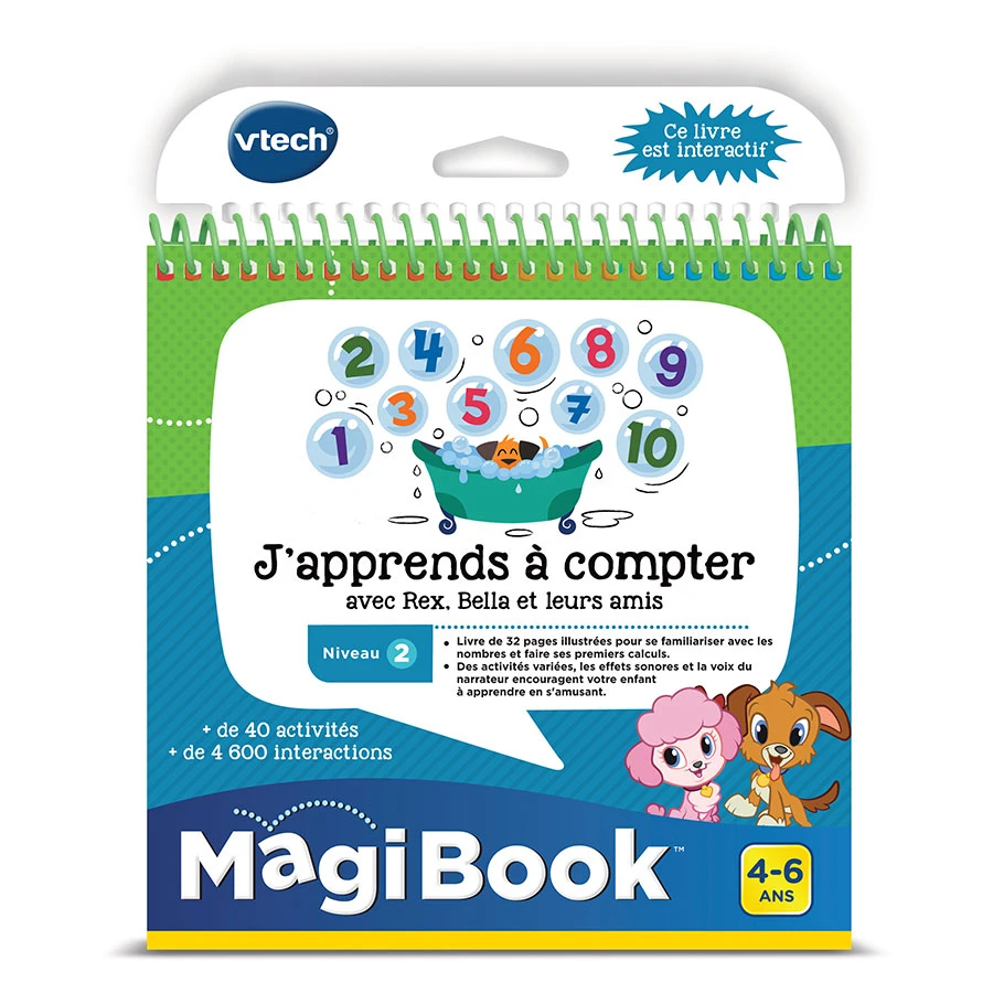 Livre Interactif Apprendre à Compter - Livre Magibook - VTech 1 Livre Interactif Apprendre à Compter - Livre Magibook - VTech