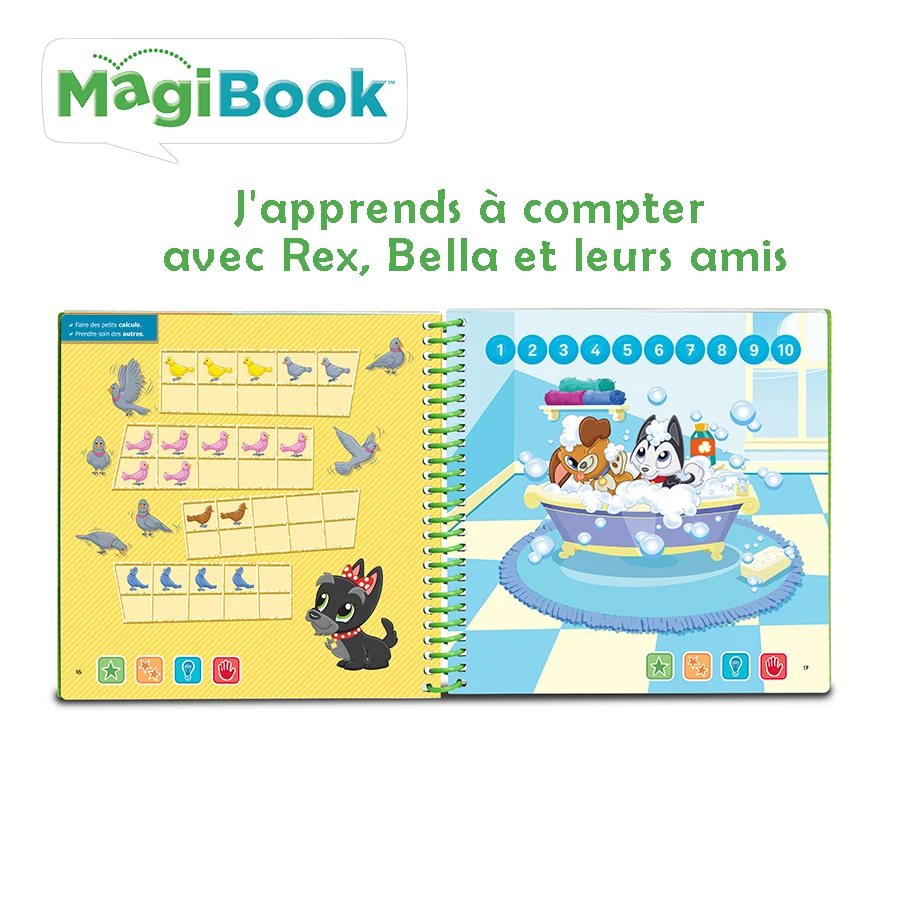 Livre Interactif Apprendre à Compter - Livre Magibook - VTech 2 Livre Interactif Apprendre à Compter - Livre Magibook - VTech – Image 2