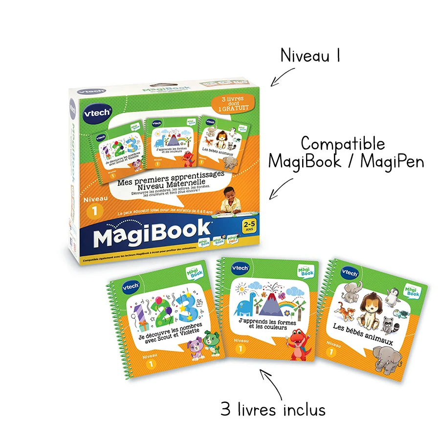 Pack 3 Livres - Mes Premiers Apprentissages : Niveau Maternelle 2 Pack 3 Livres - Mes Premiers Apprentissages : Niveau Maternelle – Image 2