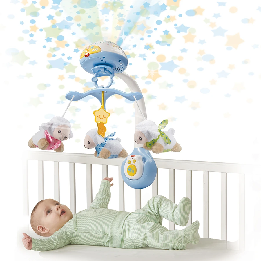 VTECH BABY Lumi Mobile Compte-moutons Bleu - Mobile Pour Bébé 2 VTECH BABY Lumi Mobile Compte-moutons Bleu - Mobile Pour Bébé – Image 2