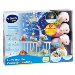 VTECH BABY Lumi Mobile Compte-moutons Bleu - Mobile Pour Bébé 9 VTECH BABY Lumi Mobile Compte-moutons Bleu - Mobile Pour Bébé -VTECH BABY Boutique 503305 lumimobile compte mouton 4