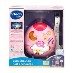 VTECH BABY Lumi Mouton Nuit Enchantée Rose - Veilleuse Lumineuse Et Musicale -VTECH BABY Boutique 508755 lumi mouton nuit enchantee boite