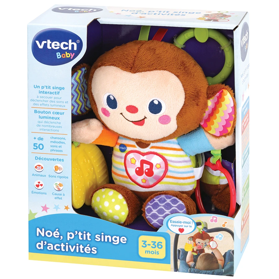 VTECH BABY Noé, P'tit Singe D'activités - Jouet D'éveil 5 VTECH BABY Noé, P'tit Singe D'activités - Jouet D'éveil – Image 5