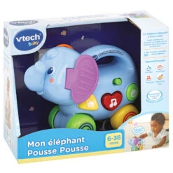VTECH BABY Mon éléphant Pousse Pousse -VTECH BABY Boutique 513605 mon elephant pousse pousse 1