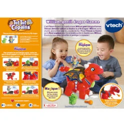 William Gentil Dragon Flamme -VTECH BABY Boutique 519605 TTC William dragon dos