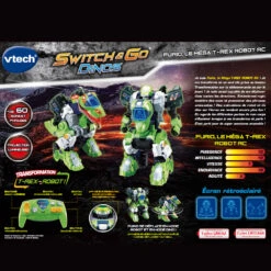Furio, Méga T-Rex Robot RC -VTECH BABY Boutique 521065 Switch Go Dinos Furio mC3A9ga T Rex robot RC dos boite