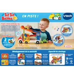 Super Camion Piste Zig-zag - Tut Tut Bolides -VTECH BABY Boutique 521105 Tut Tut Bolides Super camion piste zig zag dos