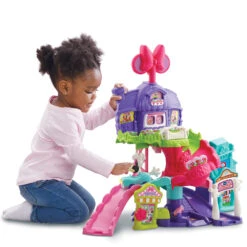 Jouet Garage De Minnie - Tut Tut Bolides -VTECH BABY Boutique 521805 TTB monde enchante minnie 1 2