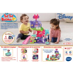 Jouet Garage De Minnie - Tut Tut Bolides -VTECH BABY Boutique 521805 TTB monde enchante minnie dos