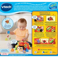 VTECH BABY Super Coccinelle Des Formes - Jouet Interactif -VTECH BABY Boutique 522305 super coccinelle formes dos