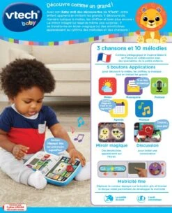 VTECH BABY Baby Ordi Des Découvertes 12 VTECH BABY Baby Ordi Des Découvertes -VTECH BABY Boutique 524705 dos boC3AEte