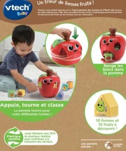 VTech Tourni Pomme Des Formes 16 VTech Tourni Pomme Des Formes -VTECH BABY Boutique 564605 dos boC3AEte