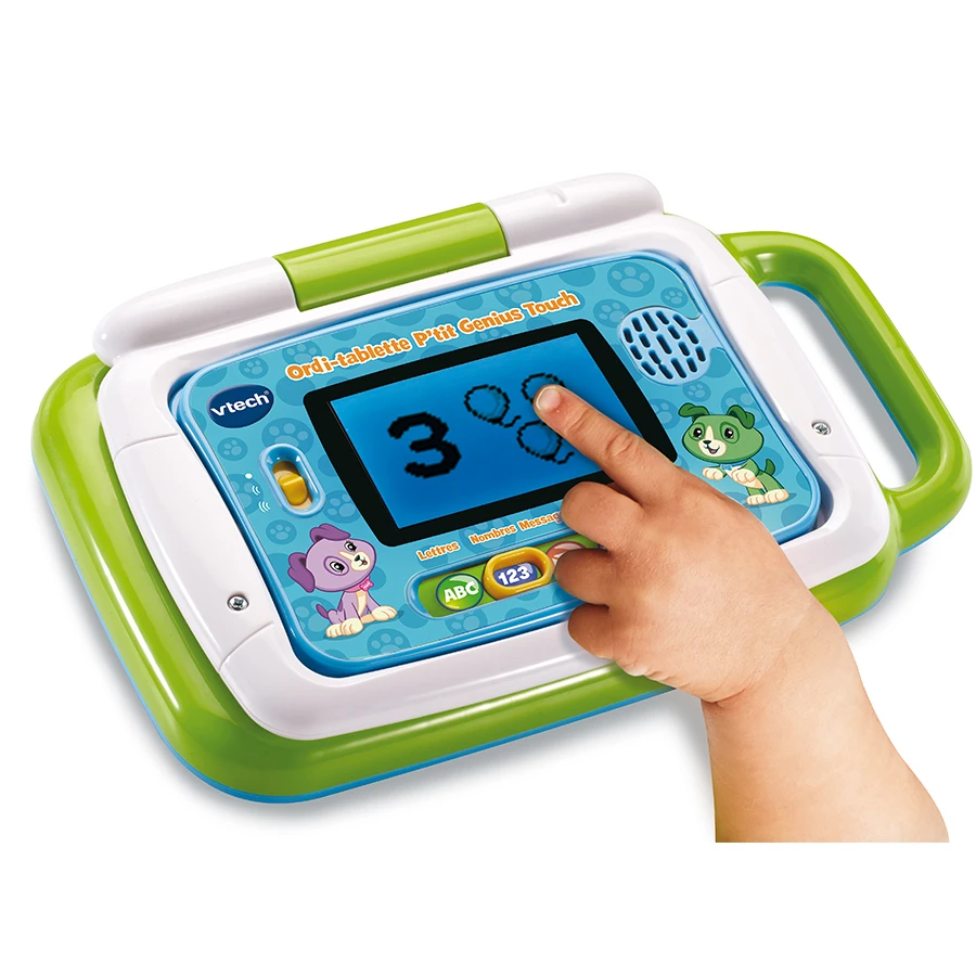 VTech Ordi-tablette P'tit Genius Touch Vert - Ordinateur éducatif 3 VTech Ordi-tablette P'tit Genius Touch Vert - Ordinateur éducatif – Image 3