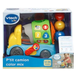 VTECH BABY P'tit Camion Color Mix - Camion Interactif -VTECH BABY Boutique 601905 ptit camion color mix boite