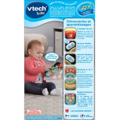 VTECH BABY Super Télécommande Parlante 6 VTECH BABY Super Télécommande Parlante -VTECH BABY Boutique 606275 super telecommande parlante boite
