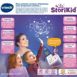 VTech StoriKid, Mon Conteur D'histoires Interactif - Rose 11 VTech StoriKid, Mon Conteur D'histoires Interactif - Rose -VTECH BABY Boutique 608065 StoriKid rose dos