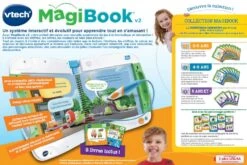 MagiBook V2 - Starter Pack Vert + Livre Cory Bolides -VTECH BABY Boutique 613185 dos boC3AEte