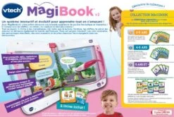 MagiBook V2 - Starter Pack Rose + Livre Cory Bolides -VTECH BABY Boutique 613188 dos boC3AEte