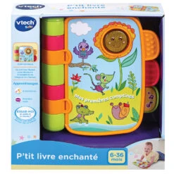 VTECH BABY P'tit Livre Enchanté - Mes Premières Comptines -VTECH BABY Boutique 80 138365 Ptit livre enchantC3A9 Mes premiC3A8res comptines box