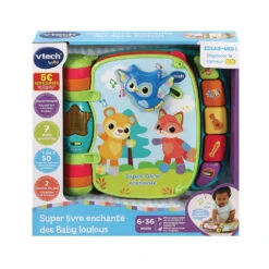 VTECH BABY Super Livre Enchanté Des Baby Loulous Bleu - Livre Interactif -VTECH BABY Boutique 80 166775 8