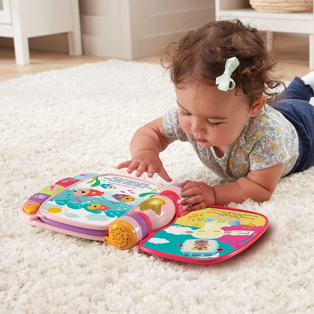VTECH BABY Super Livre Enchanté Des Baby Loulous Rose 4 VTECH BABY Super Livre Enchanté Des Baby Loulous Rose – Image 4
