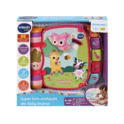 VTECH BABY Super Livre Enchanté Des Baby Loulous Rose 13 VTECH BABY Super Livre Enchanté Des Baby Loulous Rose -VTECH BABY Boutique 80 166785 6