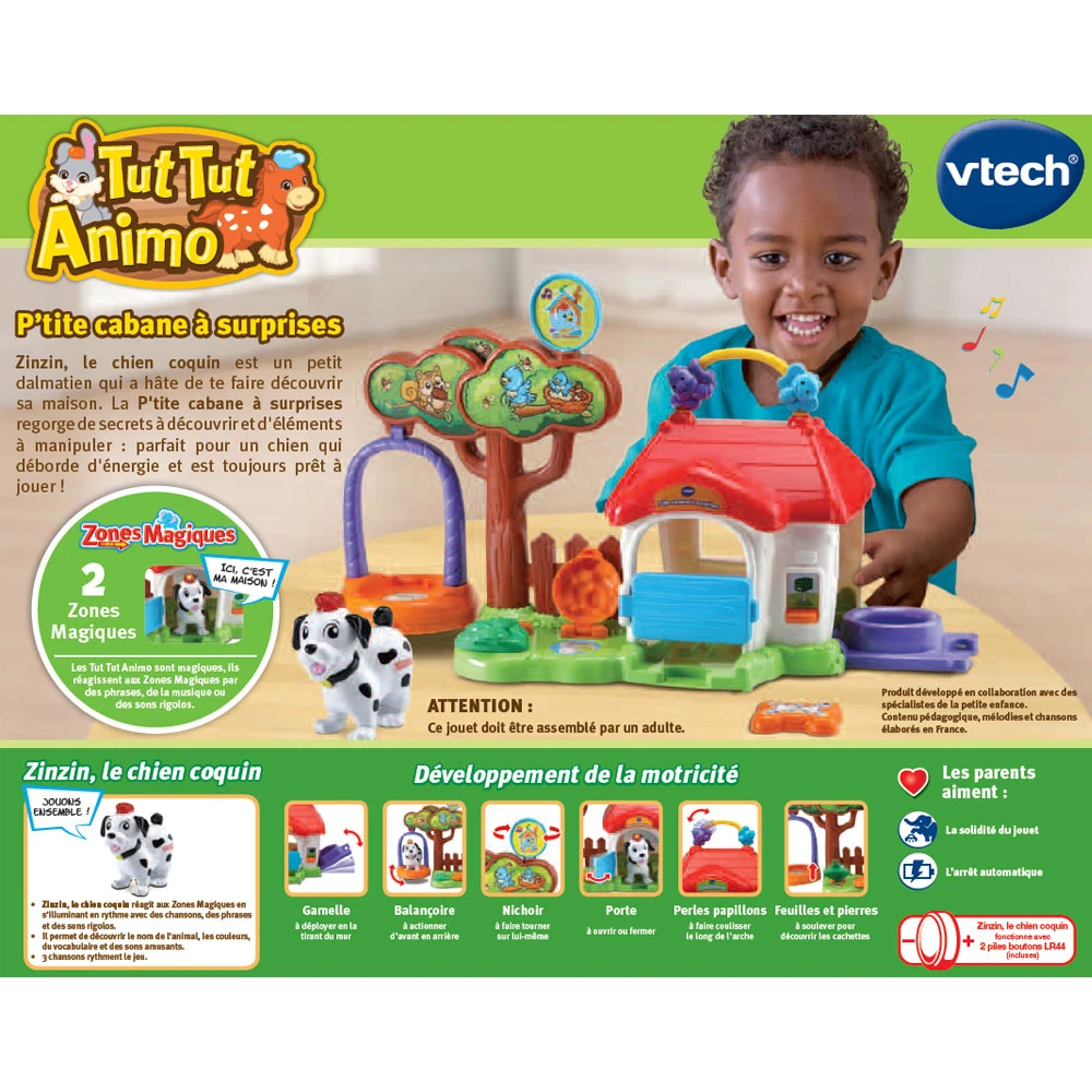 P'tite Cabane à Surprises (+ Zinzin, Le Chien Coquin) - Tut Tut Animo 6 P'tite Cabane à Surprises (+ Zinzin, Le Chien Coquin) - Tut Tut Animo – Image 6