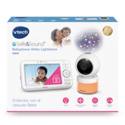 Babyphone Vidéo Lightshow - BM5463 7 Babyphone Vidéo Lightshow - BM5463 -VTECH BABY Boutique 80 302307 ENTIRE TOY 1 boite